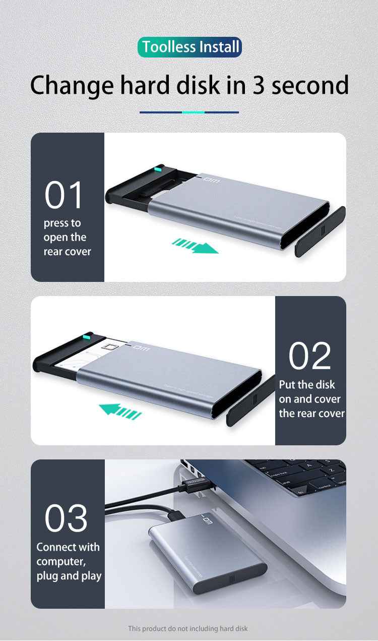 DM Enclosure Hard 2.5 HD002