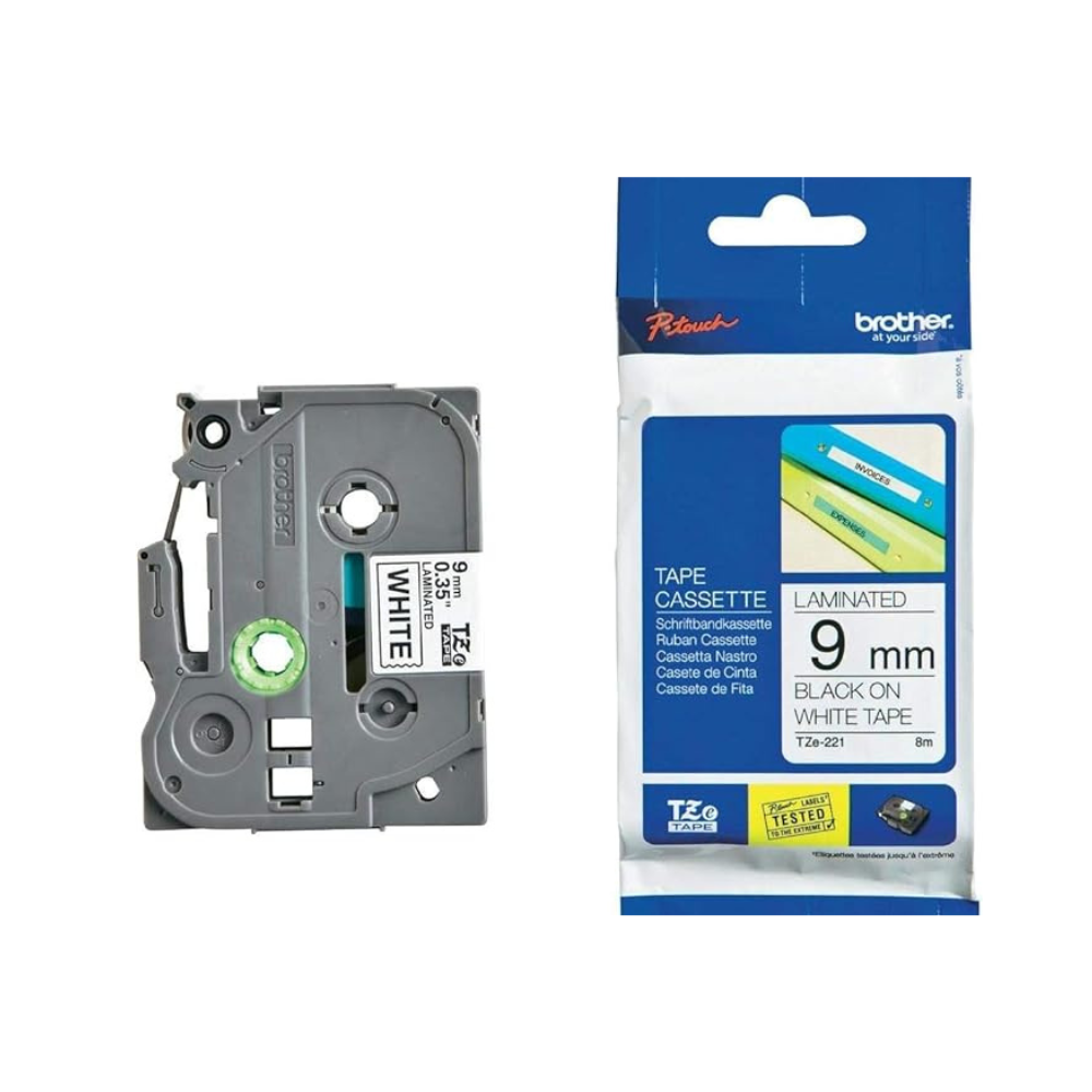 Brother TZe-221 Labelling Tape - AWRO STORE