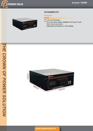 Power Solid 12V / 1000W Inverter - AWRO STORE