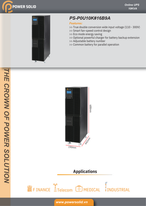Power Solid Online UPS 10KVA 8000W - AWRO STORE