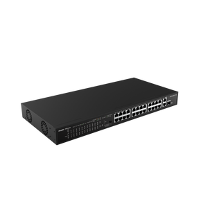 Ruijie 24-Port 10/100 Mbps with 2-Port Gigabit RG-ES126S-LP V2