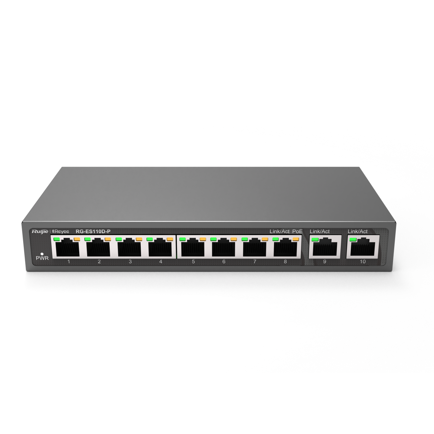 Ruijie 8-port 10/100Mbps Desktop RG-ES110D-P