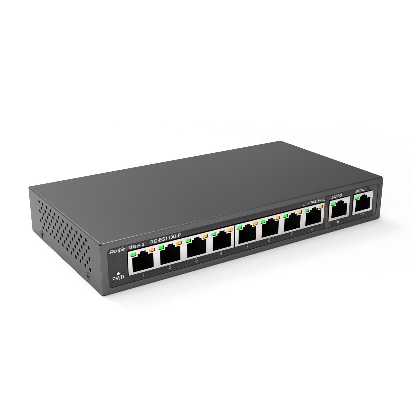 Ruijie 8-port 10/100Mbps Desktop RG-ES110D-P