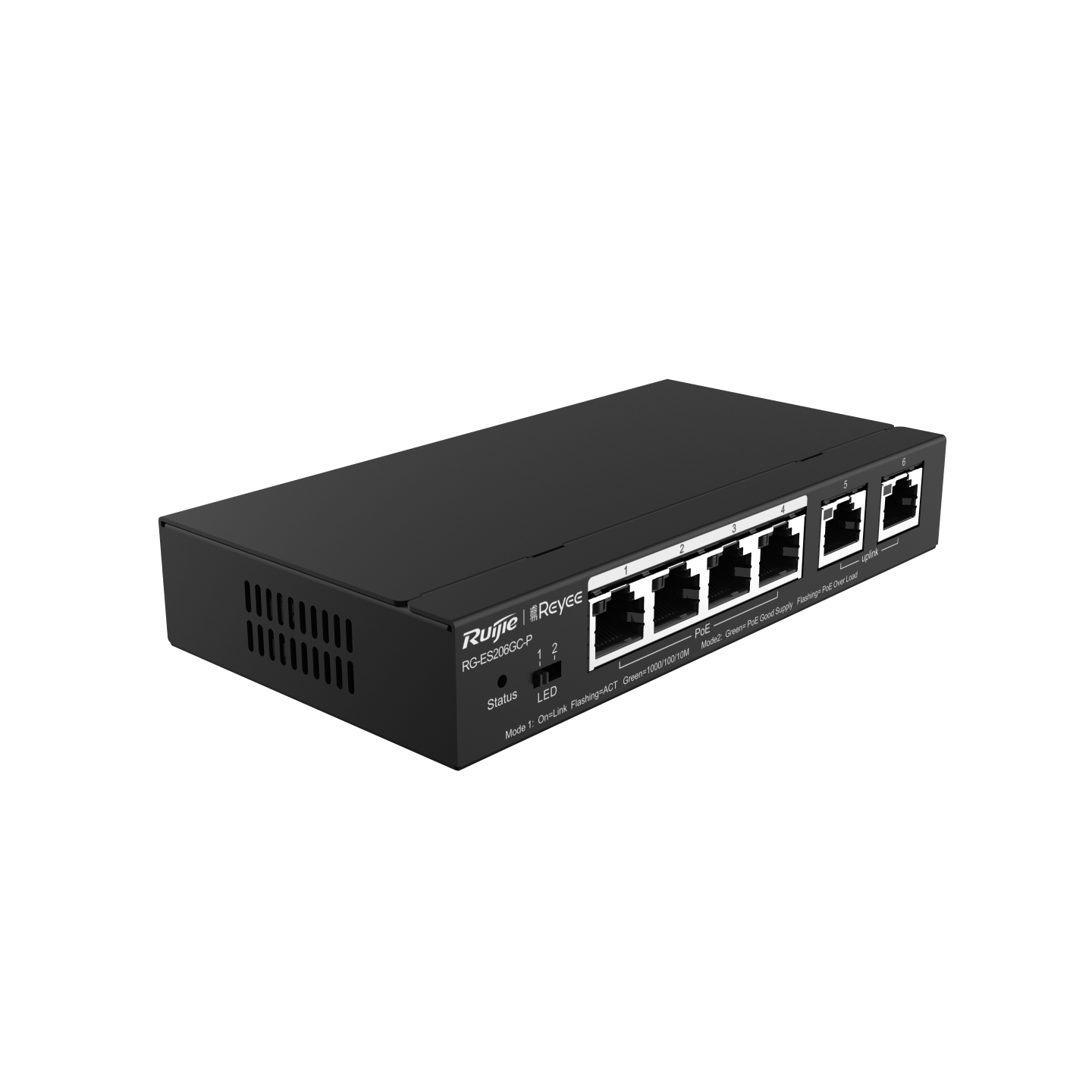 Ruijie 6-Port Gigabit Smart RG-ES206GC-P