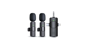 Lavalier K5 Microphones 3 in 1 Wireless - AWRO STORE