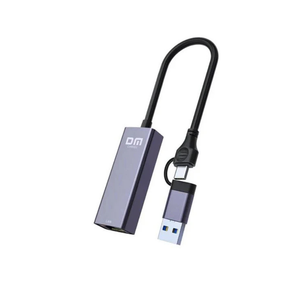 DM TYPE-C/USB A to  RJ45 Gigabit Ethernet CHB083 - AWRO STORE