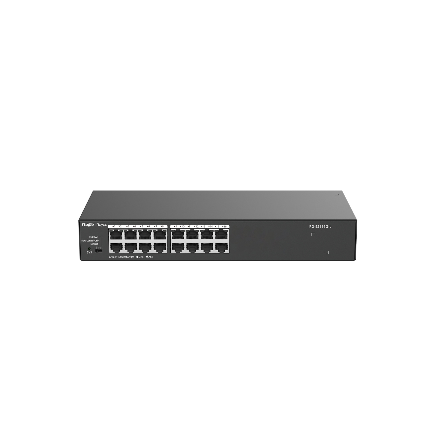 Ruijie 16-Port 10/100/1000 Mbps RG-ES116G-L