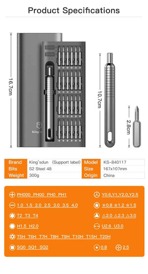 Screwdriver Set Portable 840117