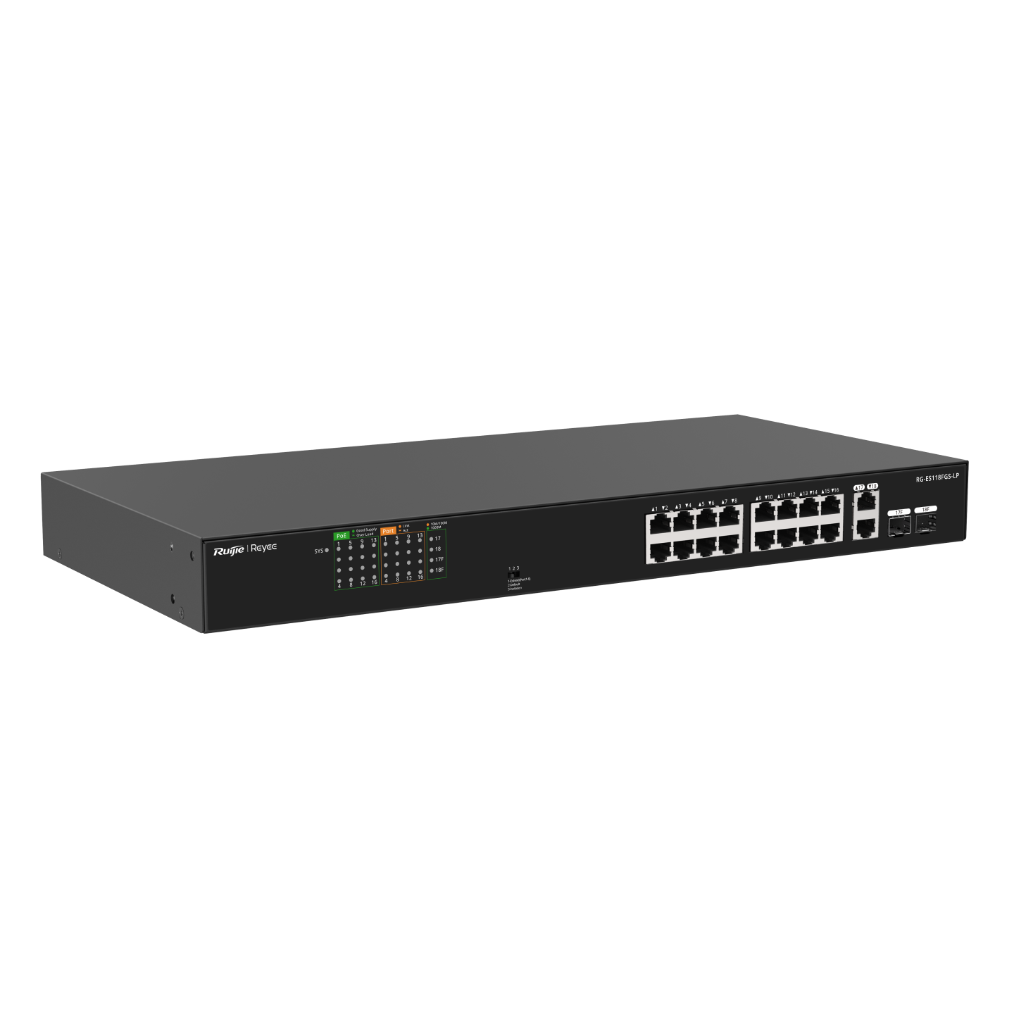 Ruijie 16-Port 10/100 Mbps with 2-Port  RG-ES118FGS