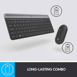 Logitech MK470 Slim Wireless Combo - Graphite&nbsp;