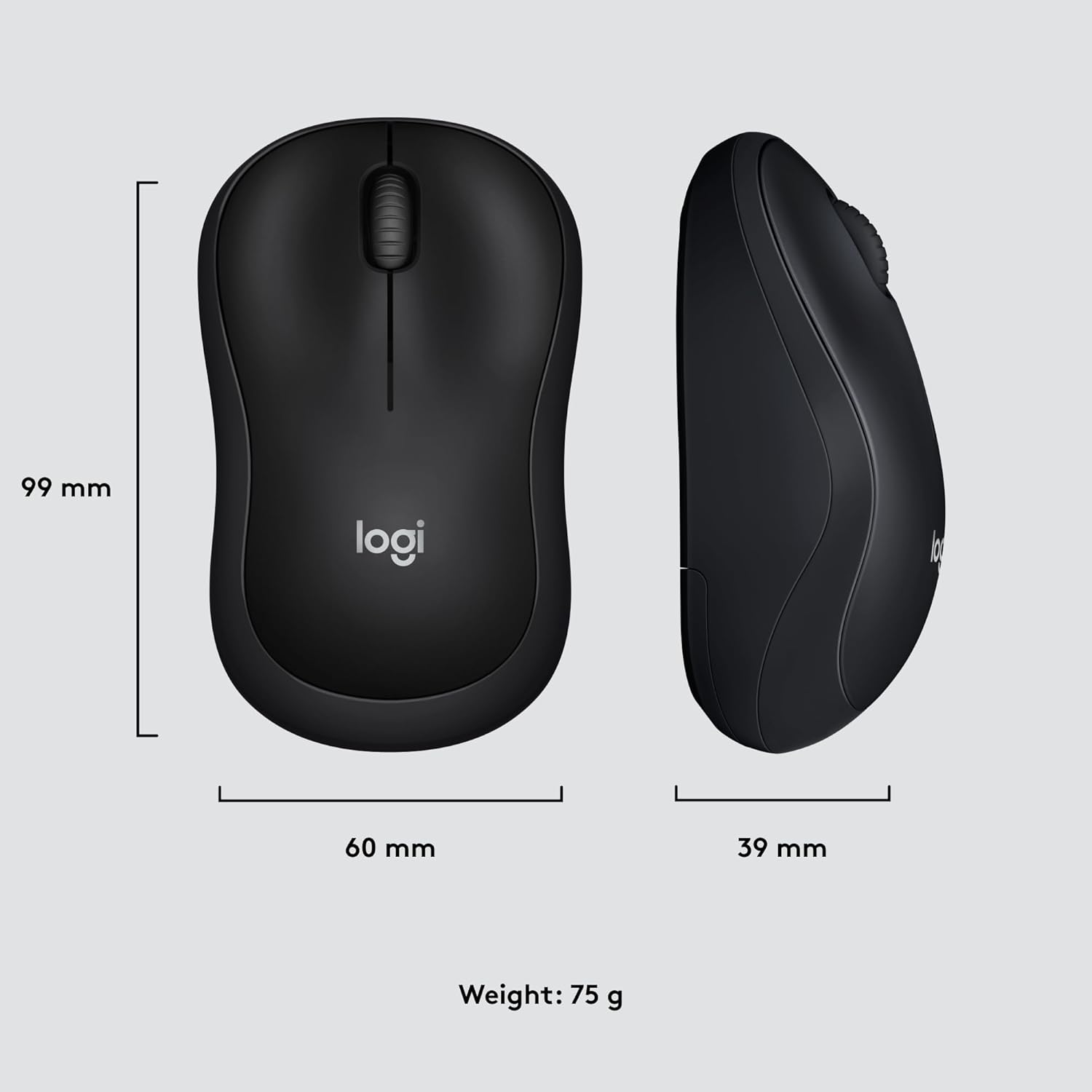 Logitech M220 Silent Mouse, Wireless Black - AWRO STORE