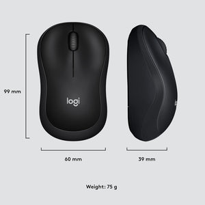 Logitech M220 Silent Mouse, Wireless Black - AWRO STORE