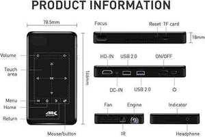 P09-II Portable DLP Mini Pocket Projector