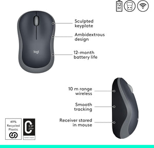 Logitech M185 Wireless Mouse - AWRO STORE