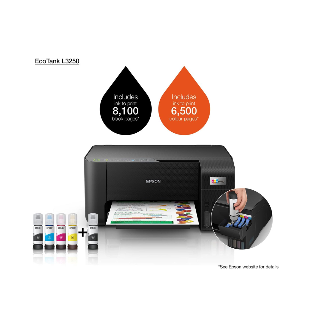 Epson EcoTank L3250 Home ink tank printer A4 - AWRO STORE