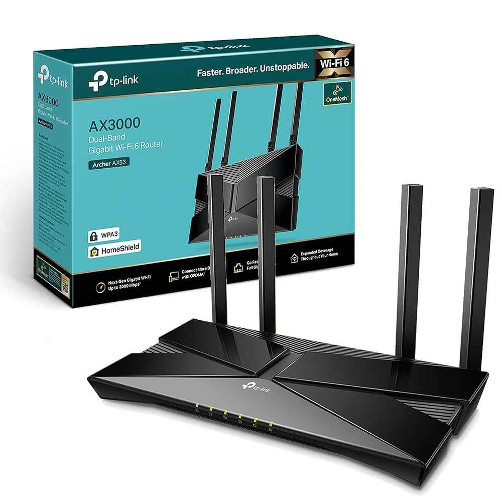 TP-Link Archer AX53 AX3000Mbps Dual-Band WiFi 6