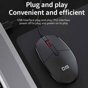 DM Wired USB Cable Ergonomic Laptop K3