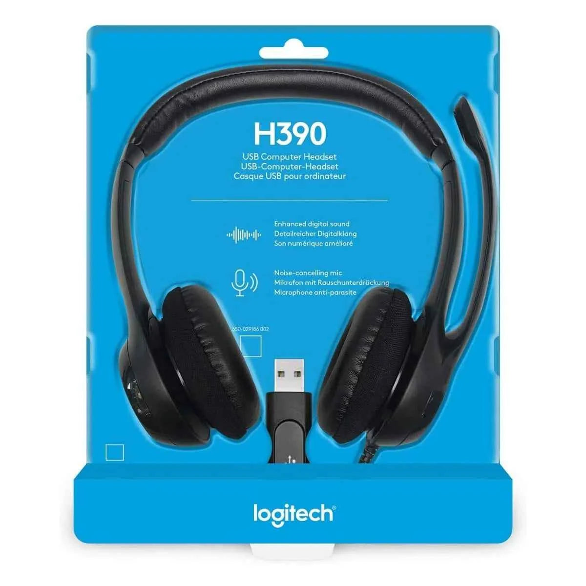 Logitech H390 Wired Headphones