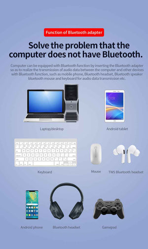 DM USB Bluetooth 5.1 Dongle Adapter AD050