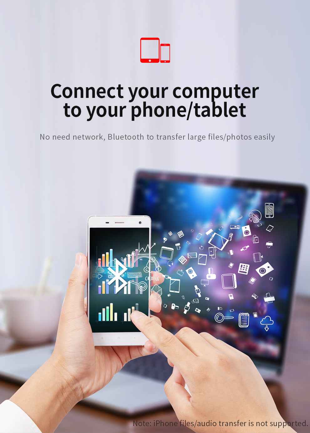 DM USB Bluetooth 5.1 Dongle Adapter AD050