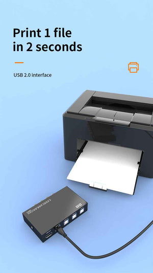 DM USB2.0 Printer Sharing Switcher 4 IN 1 AD071