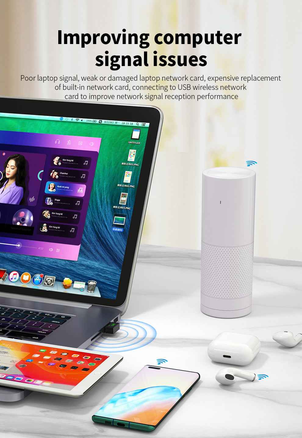 DM Wi-Fi USB Dongle AD81S