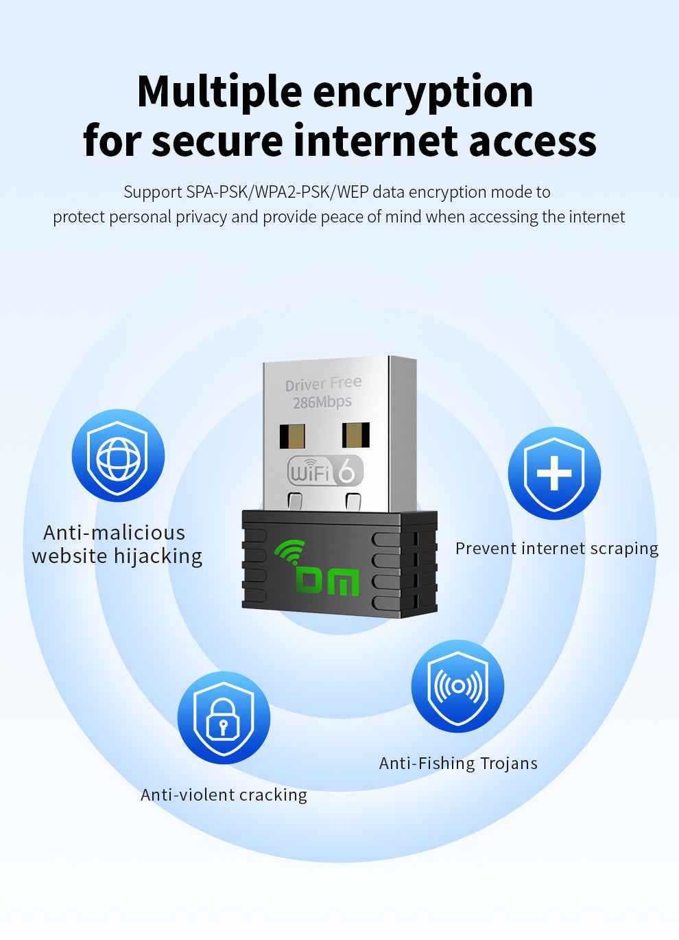 DM Wi-Fi USB Dongle AD81S