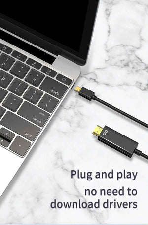 DM Mini DisplayPort to HDMI Cable Converter CHB039