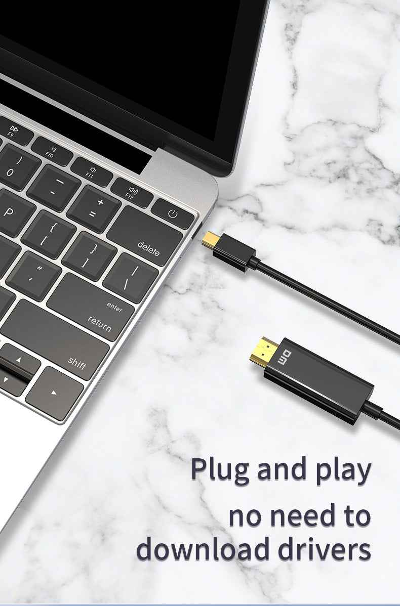 DM Mini DisplayPort to HDMI Cable Converter CHB039