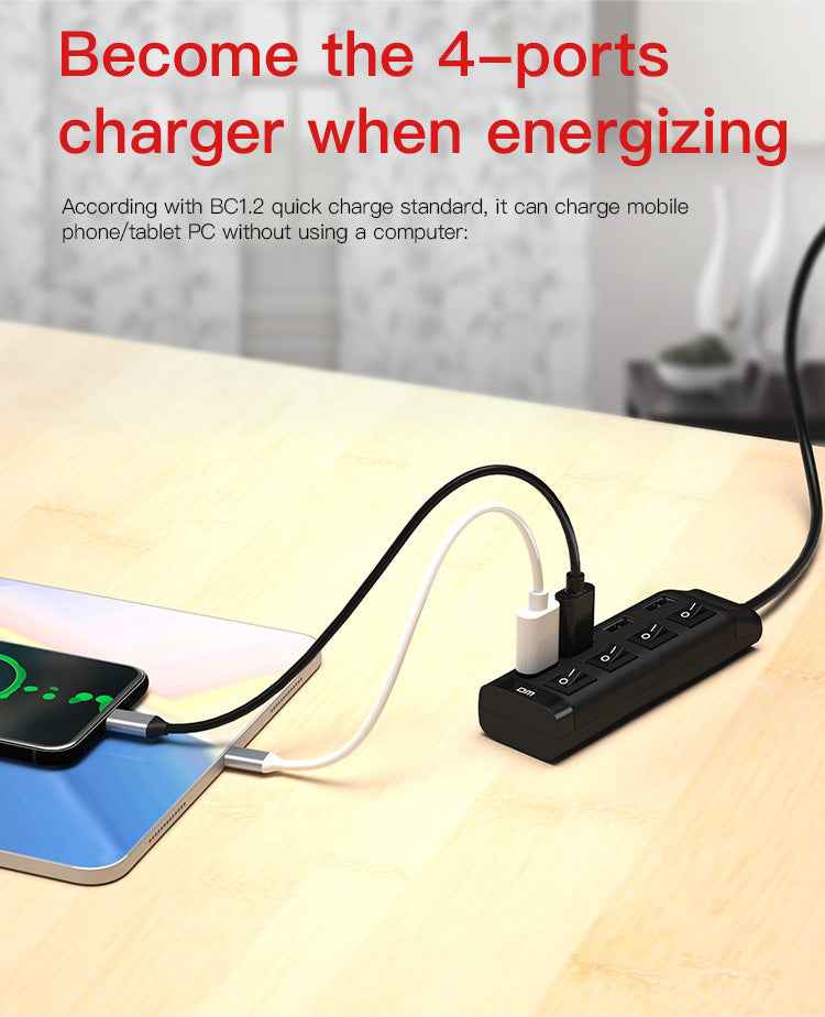 DM USB Switch HUB 2.0 120CM CHB005