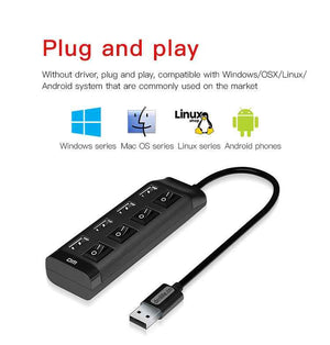 DM USB Switch HUB 2.0 120CM CHB005