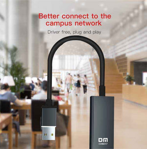DM Type-C to RJ45 Gigabit Ethernet CHB017