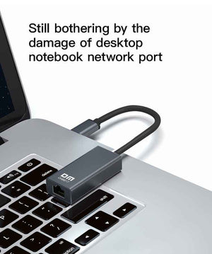 DM Type-C to RJ45 Gigabit Ethernet CHB017