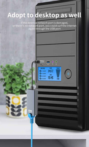 DM USB 3.0 to RJ45 Gigabit Ethernet CHB019