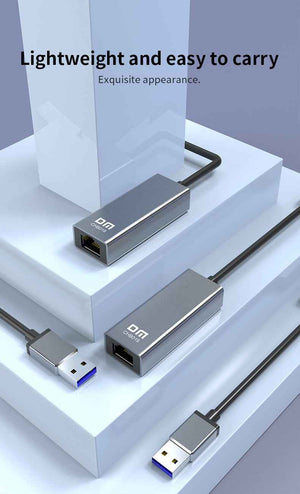 DM USB 3.0 to RJ45 Gigabit Ethernet CHB019