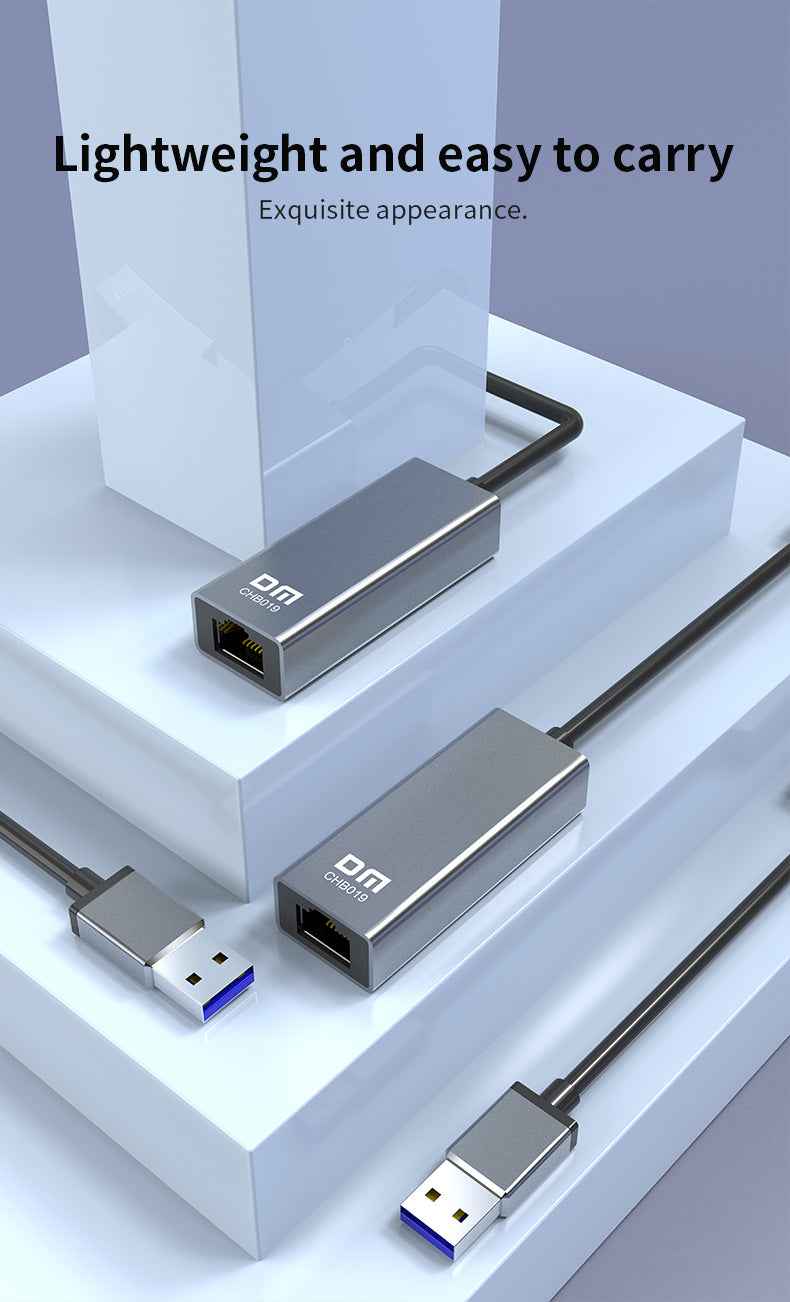 DM USB 3.0 to RJ45 Gigabit Ethernet CHB019