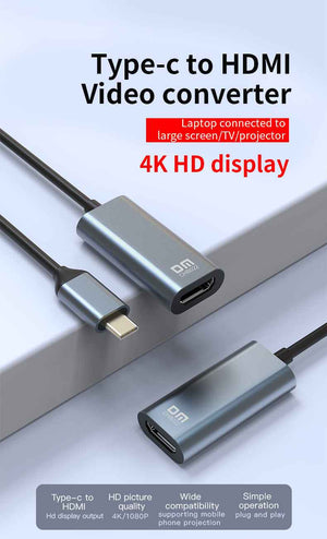 DM Type-C to HDMI 4K 60Hz Converter CHB022