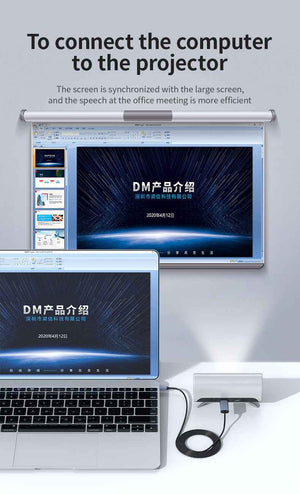 DM Type-C to HDMI 4K 30Hz Converter Cable CHB024