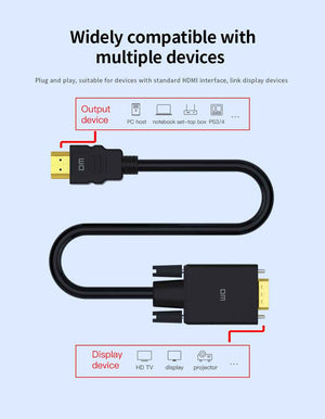 DM Cable HDMI To VGA Converter CHB033