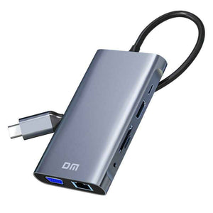 DM Type-C TO 10 Port HUB CHB055