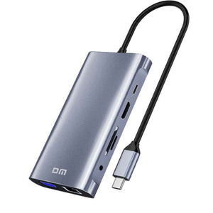 DM Type-C TO 10 Port HUB CHB055
