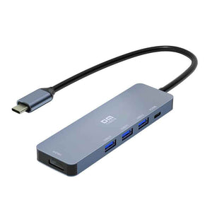 DM  Type-C to 4K HDMI 3*USB 3.0 PD Hub CHB058
