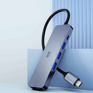DM  Type-C to 4K HDMI 3*USB 3.0 PD Hub CHB058