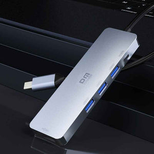 DM  Type-C to 4K HDMI 3*USB 3.0 PD Hub CHB058