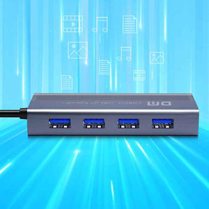 DM USB Hub 3.1 7 Port with Type C Power CHB073