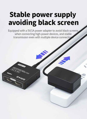 DM HDMI Splitter 1 Input 2 Output CHB078