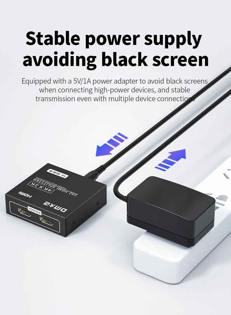 DM HDMI Splitter 1 Input 2 Output CHB078