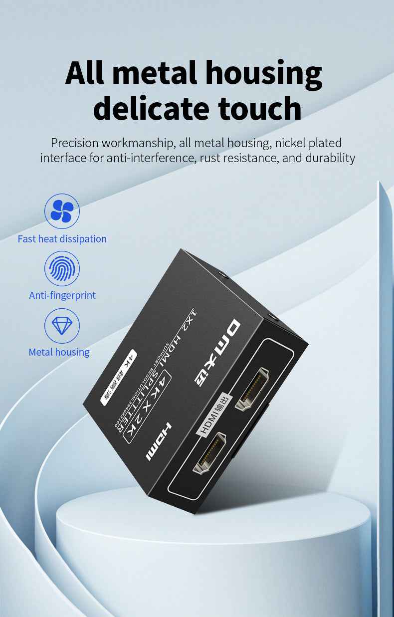 DM HDMI Splitter 1 Input 2 Output CHB078