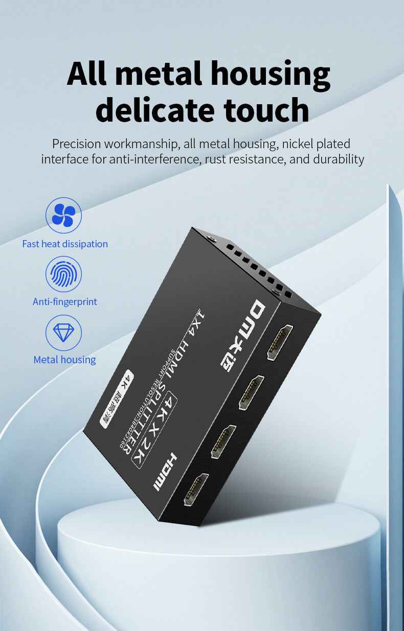 DM HDMI Splitter Input 4 Output CHB079