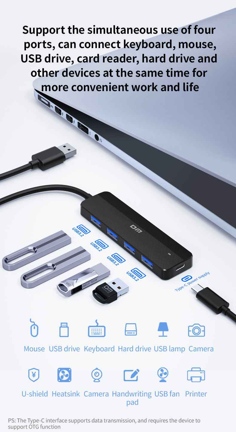 DM USB Switch HUB 3.2 *4 HUB CHB090
